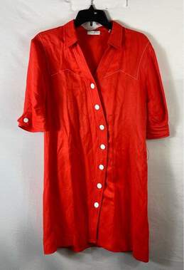 Sandro Paris Red Casual Dress - Size Small