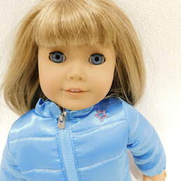 American Girl Doll Blonde Hair Bangs Blue Eyes alternative image