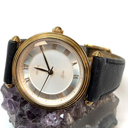 Designer Fossil ES4708 Black Adjustable Strap Round Dial Analog Wristwatch