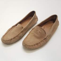Coach Amber Brown Suede Driver Loafer Women's Size 8.5B