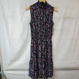Nanette Lepore Black Floral Sleeveless Maxi Dress Women's 6
