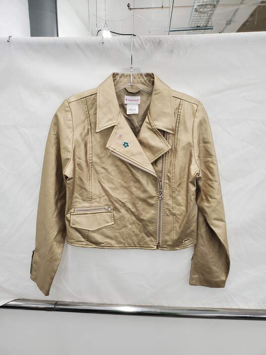 Girls American Girl Gold Moto Jacket Size-L (14/16) Used image number 1