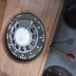 Vintage Dial Telephone in Wooded Dial Box