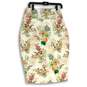 NWT Womens Multicolor Floral Stretch Pull-On Straight & Pencil Skirt Size M image number 2