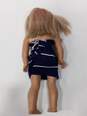 American Girl Blonde Hair Blue Dress Girl Doll image number 2