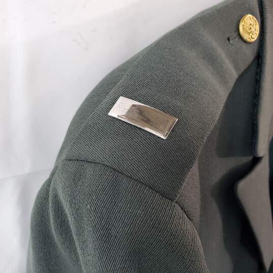 US Army Military Green Service Dress Uniform Jacket & Pants image number 3
