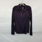 Mountain Hardwear Dark Purple 1/4 Zip Pullover WM Size L image number 1
