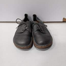 Birkenstock Unisex Adults Low Cut Gray Metallic Lace Up Sneaker Size L7/M4