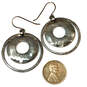 Designer Silpada 925 Sterling Silver Circles Fish Hook Dangle Earrings image number 2