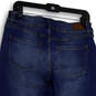 Womens Blue Denim Dark Wash Stretch Pockets Skinny Leg Jeans Size 10/30 image number 4