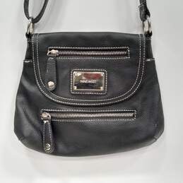 Nine West Women's Black Leather Crossbody Bag alternative image