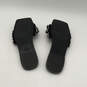 Womens Black White Leather Beaded Open Toe Slip-On Slide Sandals Sz EUR 39 image number 4