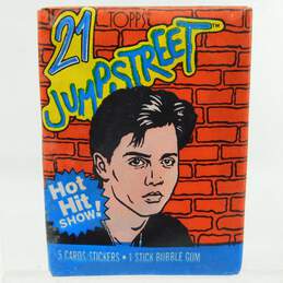 5 Vintage 1987 Topps 21 JUMPSTREET Sealed wax Pack Trading Cards alternative image