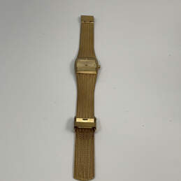 Designer Skagen Denmark Gold-Tone Dial Stainless Steel Analog Wristwatch alternative image