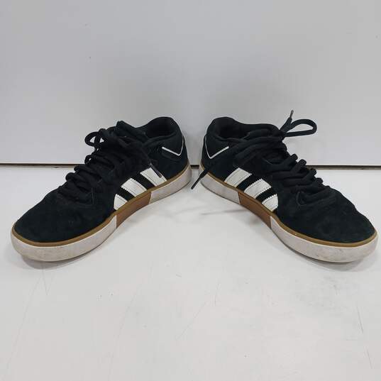 Adidas Originals Tyshawn Men's Black & Gold Skateboard Shoes Size 7 image number 2
