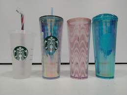 Bundle Of 4 Starbucks Travel Cups