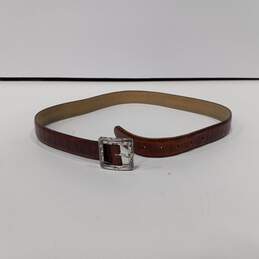 Brighton Men's Brown Leather Belt Size L34