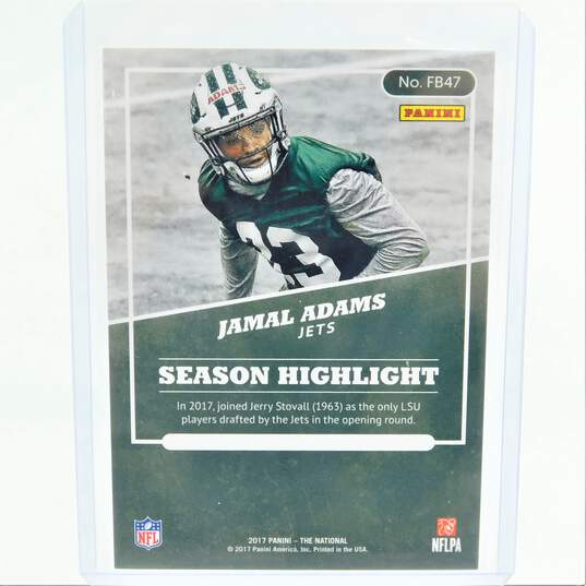2017 Jamal Adams Panini National Convention Rookie /399 Jets Seahawks image number 3