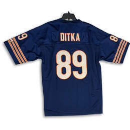 Mens Blue Chicago Bears Mike Ditka #89 Football Pullover Jersey Size 54 alternative image
