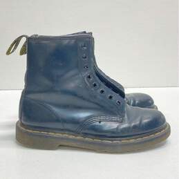 Dr. Martens 1460 Smooth Leather Combat Boots Teal Green 8