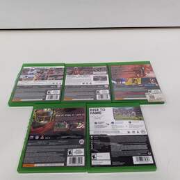 5pc. Bundle of Microsoft Xbox One Video Games-Assorted Titles alternative image