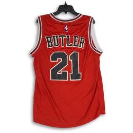 Mens Red Chicago Bulls Jimmy Butler #21 Basketball Pullover Jersey Size M alternative image