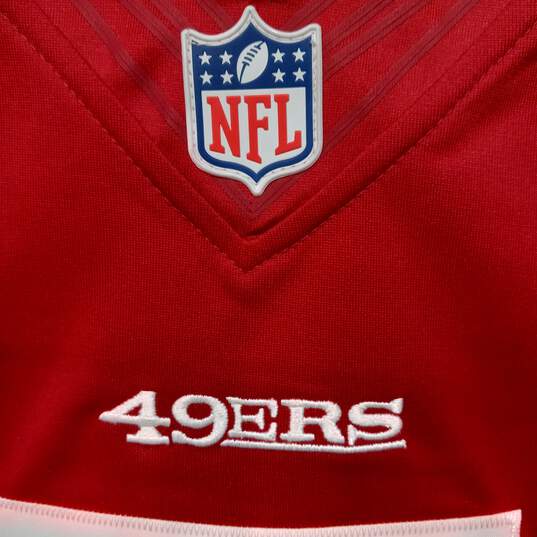 Buy the Nike NFL Men's Red 49ers Kaepernick #7 Jersey Red Size XXL