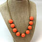 NWT Designer J Crew Gold-Tone Jumbo Bead Ball Orb Bubble Statement Necklace image number 1