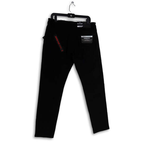 NWT Mens Black Supreme Flex Denim Slim Fit Straight Leg Jeans Size 34/30 image number 4