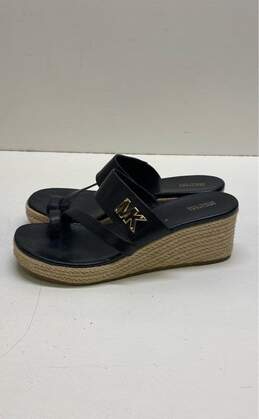 Michael Kors Wedge Sandal Size 10 Black alternative image