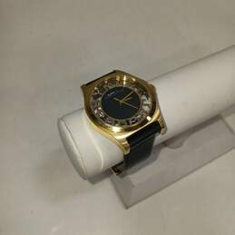 Marc Jacobs Black and Gold Tone Unisex Wristwatch