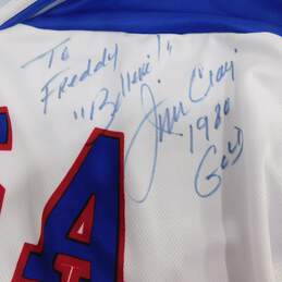 Jim Craig Autographed Jersey 1980 USA Olympics Hockey Miracle On Ice