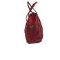 Bright Red Large Pebble Leather Tote Bag image number 2