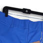 NWT Womens Blue The Allie Flat Front Scalloped Hem Chino Shorts Size 16 image number 3
