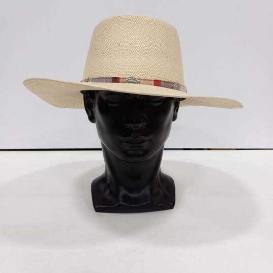Cream Colored Stetson Cowboy Hat image number 2