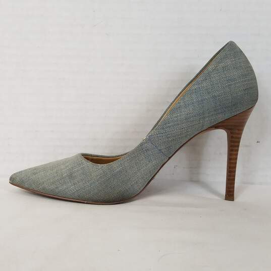 Buy the Michael Heels Gray Pumps Shoe Color Gray | GoodwillFinds