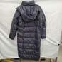 Eddie Bauer WM's Goose Down Insulated Long Black Hooded Winter Parka Size M image number 2