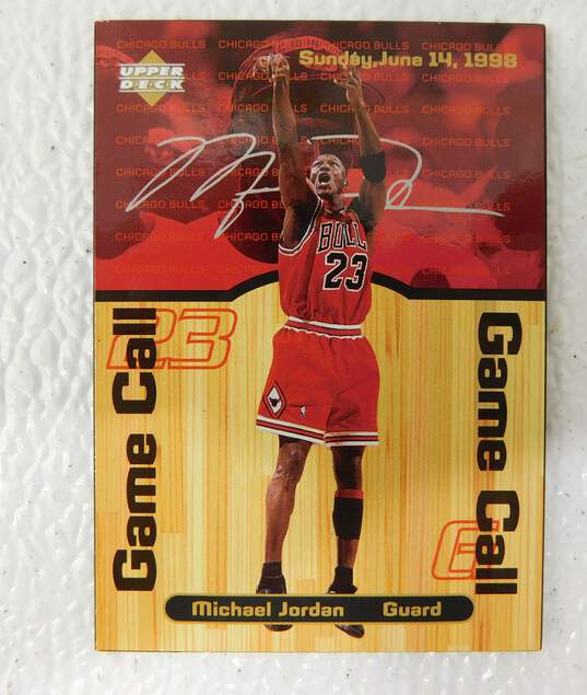 (2) 1999 Michael Jordan Upper Deck Game Call Sounds of the Game image number 4