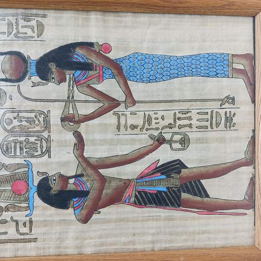 Papyrus Painting In Wooden Frame image number 4