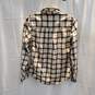 Filson Brown Full Button Up Flannel Shirt Women's Size XS image number 2