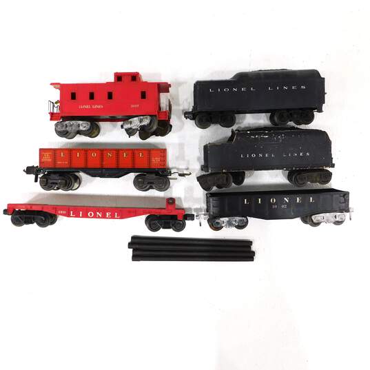 Vntg Lionel Trains O Scale Lot Coal Tenders Caboose & More Parts Or Repair image number 1