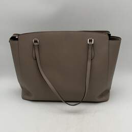 Tory Burch & Michael Kors Womens Gray Leather Shoulder Bag & Wristlet Wallet alternative image