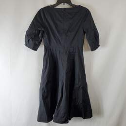 Ann Taylor Women Black Midi Dress Sz 0P NWT alternative image