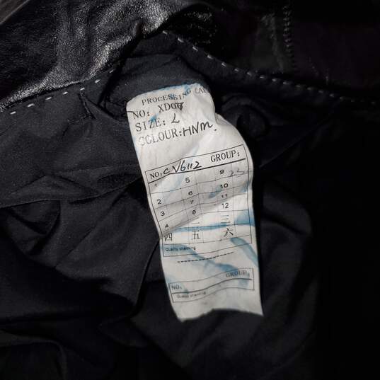 Bassanio Black Full Zip Up Jacket Size L image number 4