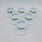 Vintage Termocrisa Crisa Christmas Holly Berry Milk Glass Set of 6 Cups & Saucers image number 1
