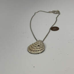 Designer Brighton Silver-Tone Adjustable Chain Sea Shell Pendant Necklace alternative image