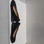 Women's Black Leather  Slip On Shoes Size 9 B image number 2