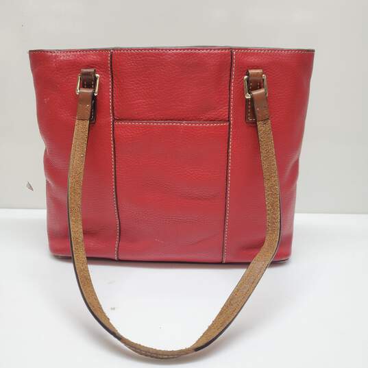 Dooney & Bourke Pebble Small Lexington in Red Leather image number 2