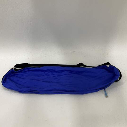 Lululemon Athletica Mens Blue Adjustable Strap Zipper Gym Bag image number 2