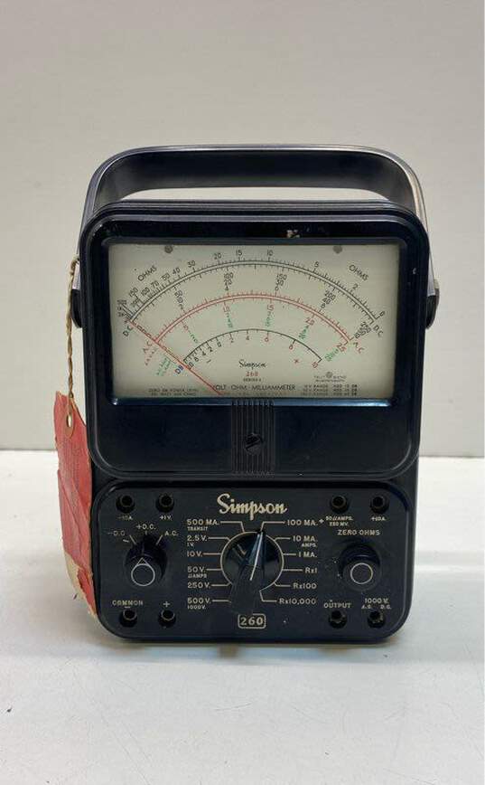 Simpson 260-8 Analog VOM Meter image number 1